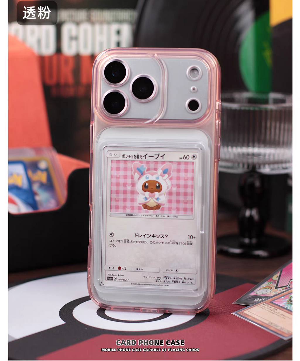 Cover Antiurto con Porta Carte Collection POKEMON ONE PIECE IPhone 17