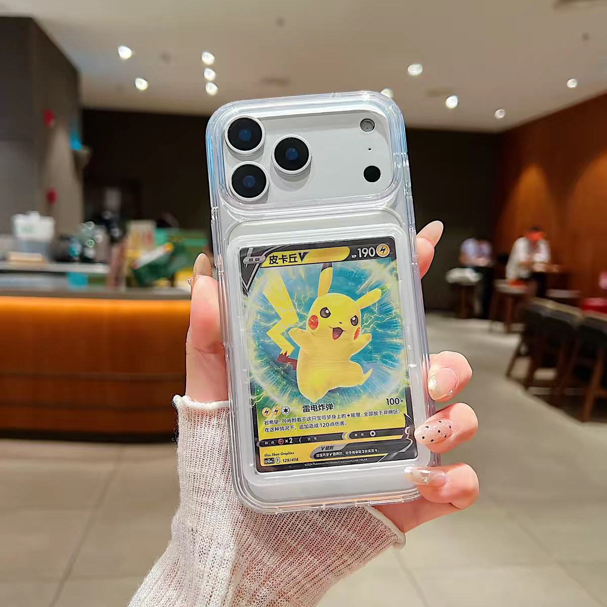 Cover Antiurto con Porta Carte Collection POKEMON ONE PIECE IPhone 17