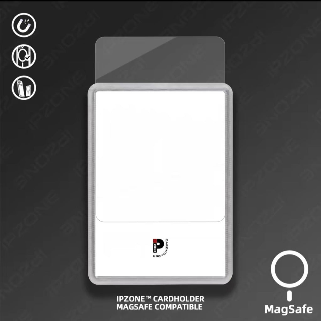Cover Custodia MagSafe Porta Carte Collezionabili Trasparente Pokémon onepiece